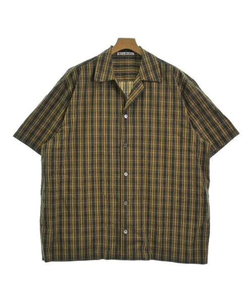 Acne Studios Casual shirts-- Mesh Fabric Canvas Fabric Denim Fabric