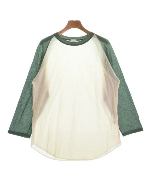 6(ROKU) Tee Shirts/Tops-- Print Jacquard Patchwork