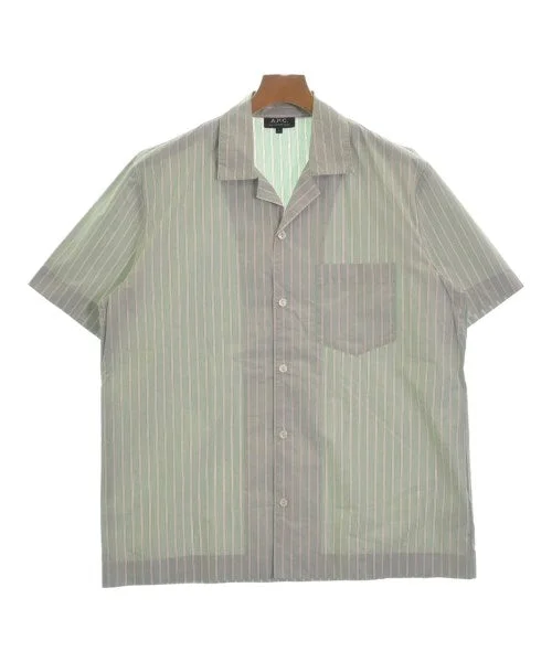 A.P.C. Casual shirts-- Notch Collar Peter Pan Collar Cowl Neck