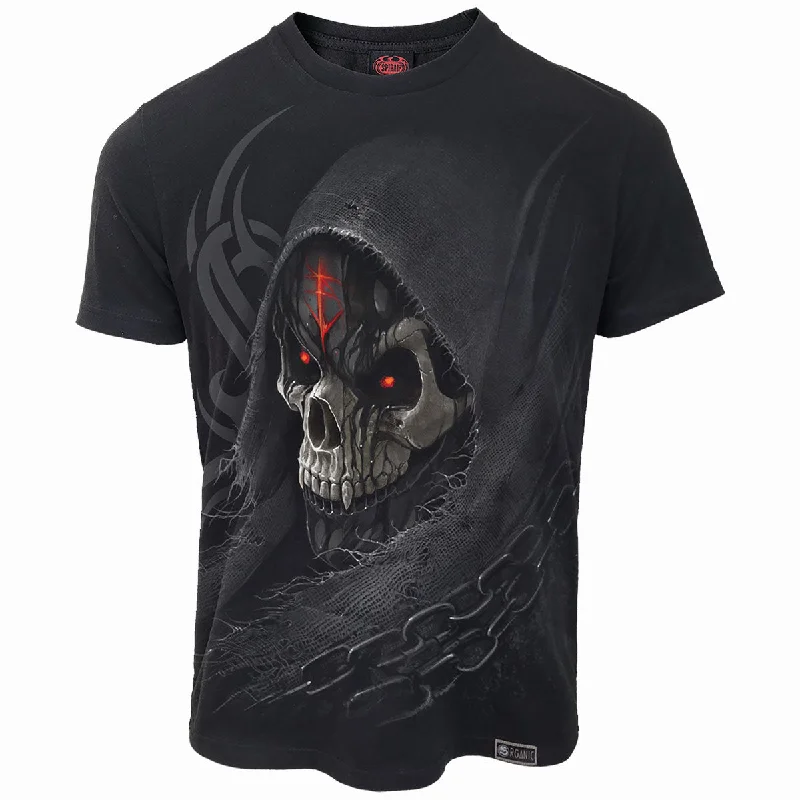 DARK DEATH - Organic T-Shirt-- Welt Pockets Slit Pockets Flap Pockets