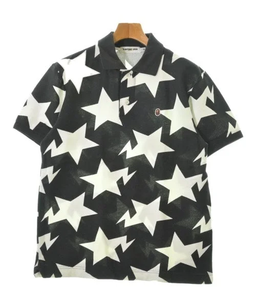 A BATHING APE Polo Shirts -- Basic T-Shirt Crew Neck Short Sleeve