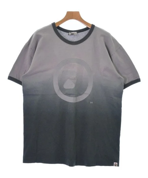 A BATHING APE Tee Shirts/Tops-- Plaid T-Shirt Polka Dot Checkered