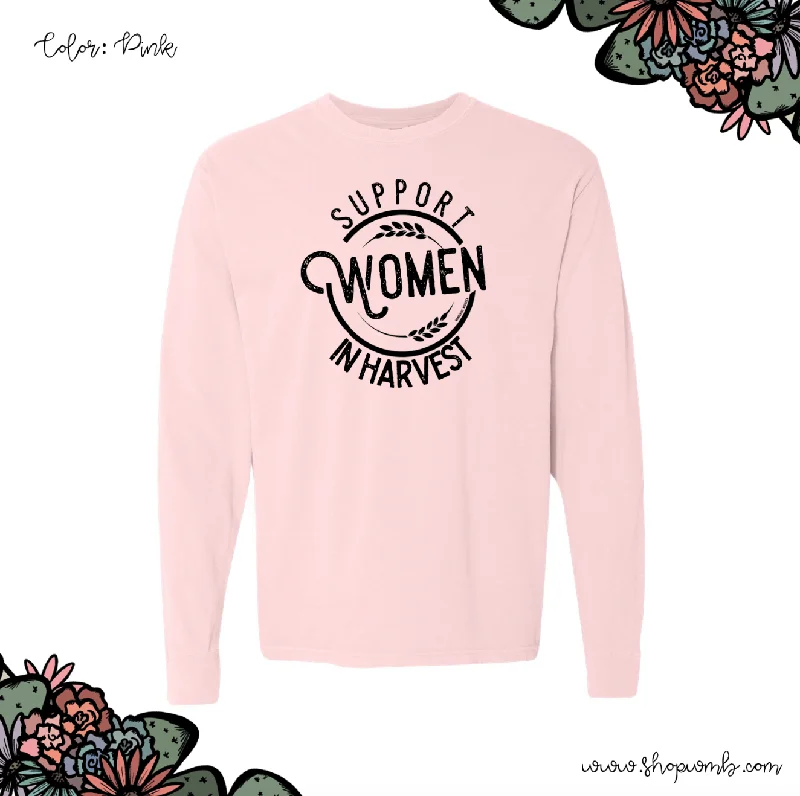 Support Women In Harvest LONG SLEEVE T-Shirt (S-3XL) - Multiple Colors!-- Knit Fabric Woven Fabric Fleece Fabric Support Women In Harvest LONG SLEEVE T-Shirt (S-3XL) - Multiple Colors!-- Knit Fabric Woven Fabric Fleece Fabric