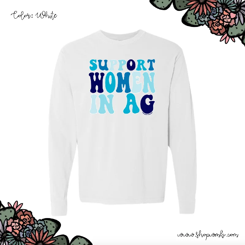 Ocean Support Women In AG LONG SLEEVE T-Shirt (S-3XL) - Multiple Colors!-- Wool Fabric Cashmere Fabric Tweed Fabric Ocean Support Women In AG LONG SLEEVE T-Shirt (S-3XL) - Multiple Colors!-- Wool Fabric Cashmere Fabric Tweed Fabric