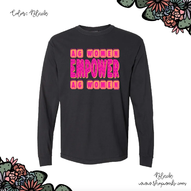 Ag Women Empower Ag Women LONG SLEEVE T-Shirt (S-3XL) - Multiple Colors!-- Cashmere Blend Cotton Blend Poly Blend Ag Women Empower Ag Women LONG SLEEVE T-Shirt (S-3XL) - Multiple Colors!-- Cashmere Blend Cotton Blend Poly Blend