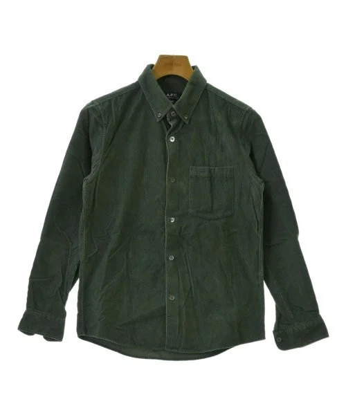 A.P.C. Casual shirts-- Collared Crew Neck Turtle Neck