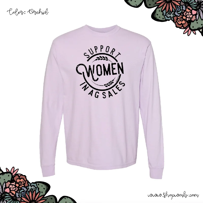 Support Women In Ag Sales LONG SLEEVE T-Shirt (S-3XL) - Multiple Colors!-- Oversized T-Shirt Spandex breathable Support Women In Ag Sales LONG SLEEVE T-Shirt (S-3XL) - Multiple Colors!-- Oversized T-Shirt Spandex breathable