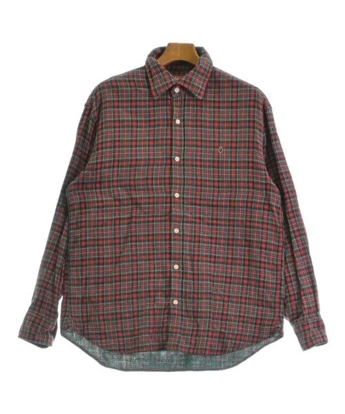 A BATHING APE Casual shirts-- Mesh Blend Leather Blend Suede Blend