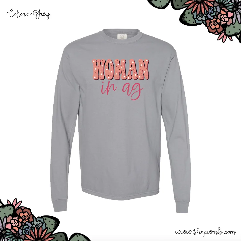Star Women In Ag LONG SLEEVE T-Shirt (S-3XL) - Multiple Colors!-- Real Fur Shearling Chenille Star Women In Ag LONG SLEEVE T-Shirt (S-3XL) - Multiple Colors!-- Real Fur Shearling Chenille