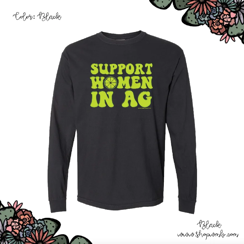 Lime Support Women In Ag LONG SLEEVE T-Shirt (S-3XL) - Multiple Colors!-- Faux Fur Fabric Real Fur Fabric Shearling Fabric Lime Support Women In Ag LONG SLEEVE T-Shirt (S-3XL) - Multiple Colors!-- Faux Fur Fabric Real Fur Fabric Shearling Fabric
