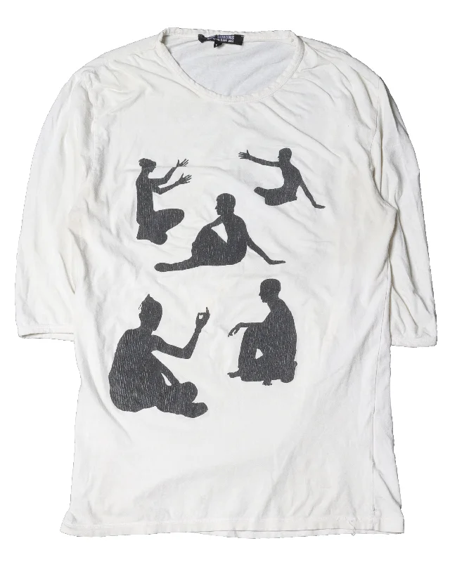 SS04 "May The Circle Be Unbroken" T-Shirt-- Real Fur Shearling Chenille