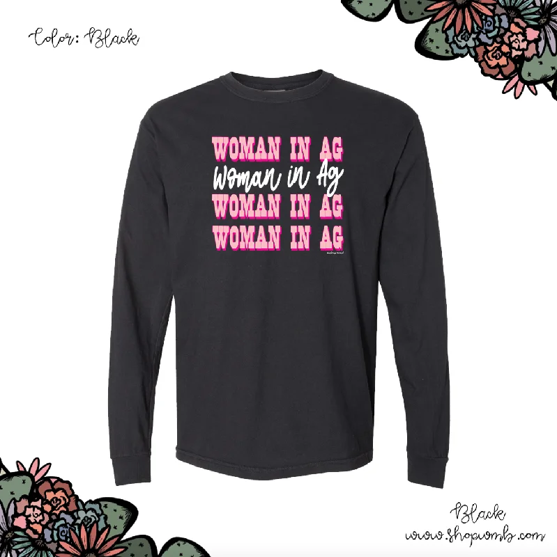 Western Women In Ag LONG SLEEVE T-Shirt (S-3XL) - Multiple Colors!-- Cozy Warm Stylish Western Women In Ag LONG SLEEVE T-Shirt (S-3XL) - Multiple Colors!-- Cozy Warm Stylish