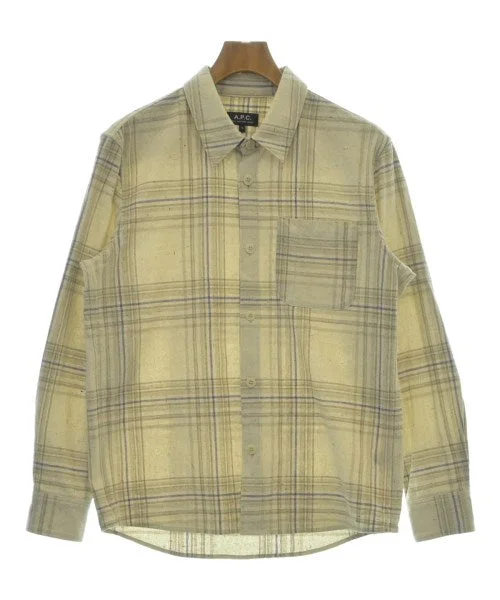 A.P.C. Casual shirts-- Graphic T-Shirt Round Neck Polyester