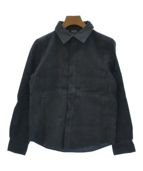 A.P.C. Casual shirts-- Fleece Fabric Down Fabric Feather Fabric
