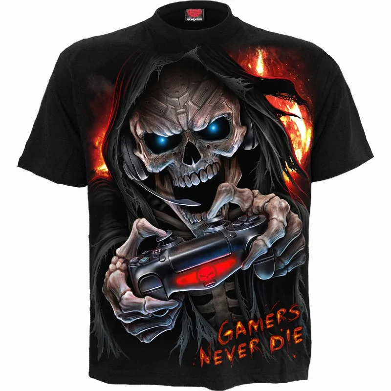 RESPAWN - T-Shirt Black-- Chenille Brocade Lace