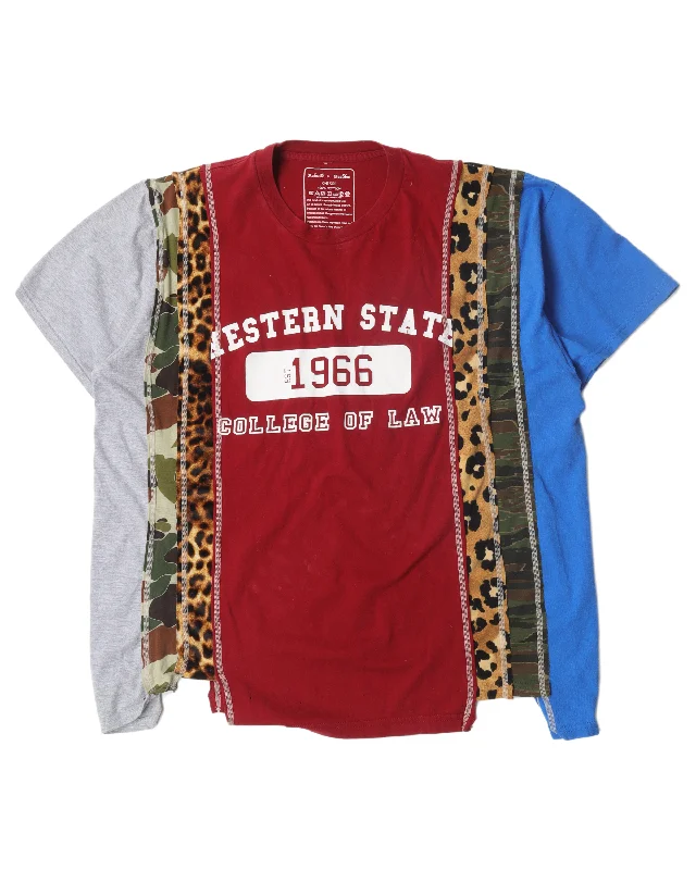 "Rebuild" Eastern State T-Shirt-- Mesh Blend Leather Blend Suede Blend