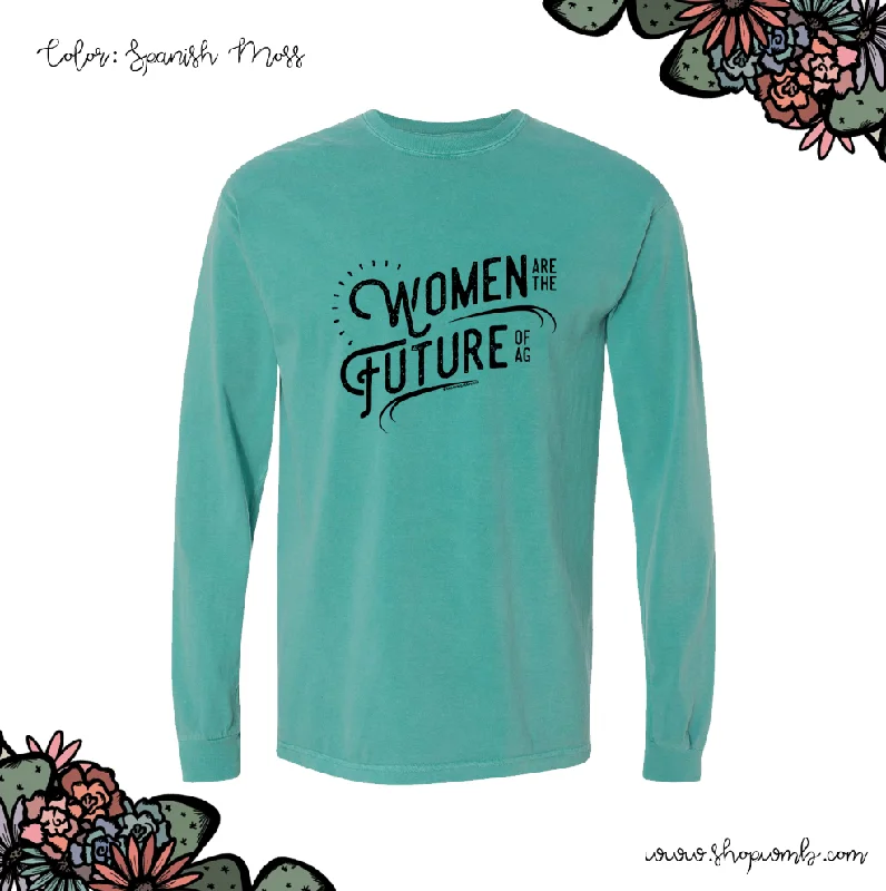 Women Are The Future of Ag LONG SLEEVE T-Shirt (S-3XL) - Multiple Colors!-- Lace Blend Ribbed Blend Corduroy Blend Women Are The Future of Ag LONG SLEEVE T-Shirt (S-3XL) - Multiple Colors!-- Lace Blend Ribbed Blend Corduroy Blend