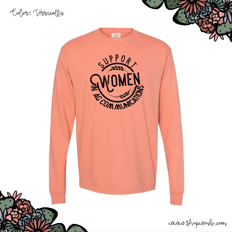Support Women In Ag Communications LONG SLEEVE T-Shirt (S-3XL) - Multiple Colors!-- Casual Formal Business Support Women In Ag Communications LONG SLEEVE T-Shirt (S-3XL) - Multiple Colors!-- Casual Formal Business