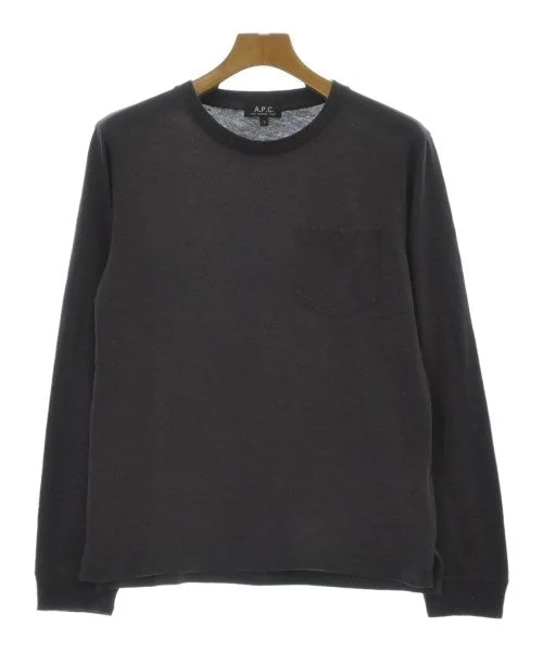 A.P.C. Tee Shirts/Tops-- Striped Floral Plaid