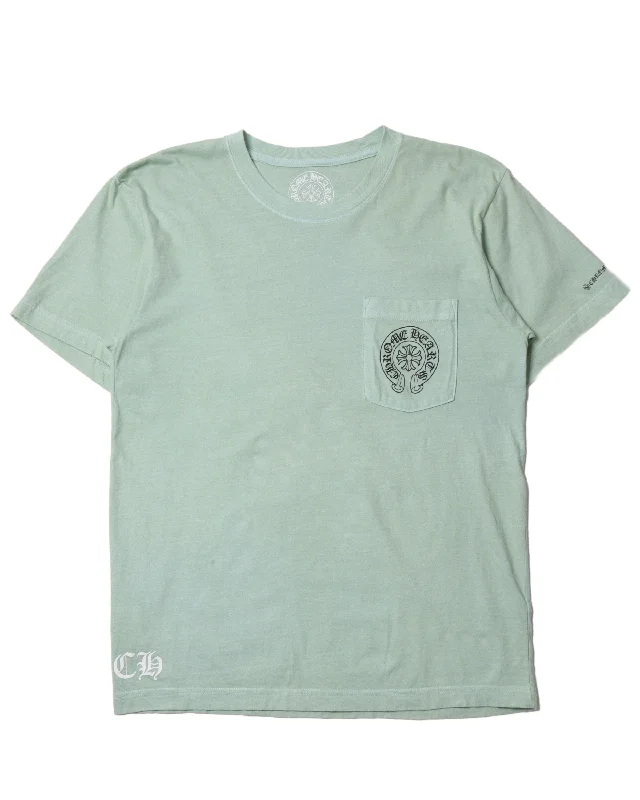 Horseshoe Logo T-Shirt-- Front Pockets Side Pockets Patch Pockets