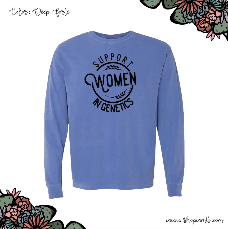 Support Women In Genetics LONG SLEEVE T-Shirt (S-3XL) - Multiple Colors!-- Wool Fabric Cashmere Fabric Tweed Fabric Support Women In Genetics LONG SLEEVE T-Shirt (S-3XL) - Multiple Colors!-- Wool Fabric Cashmere Fabric Tweed Fabric