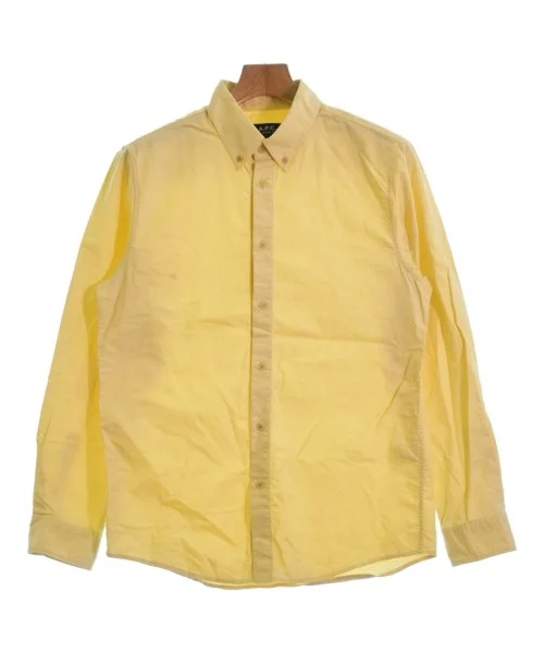 A.P.C. Casual shirts-- Mesh Blend Leather Blend Suede Blend