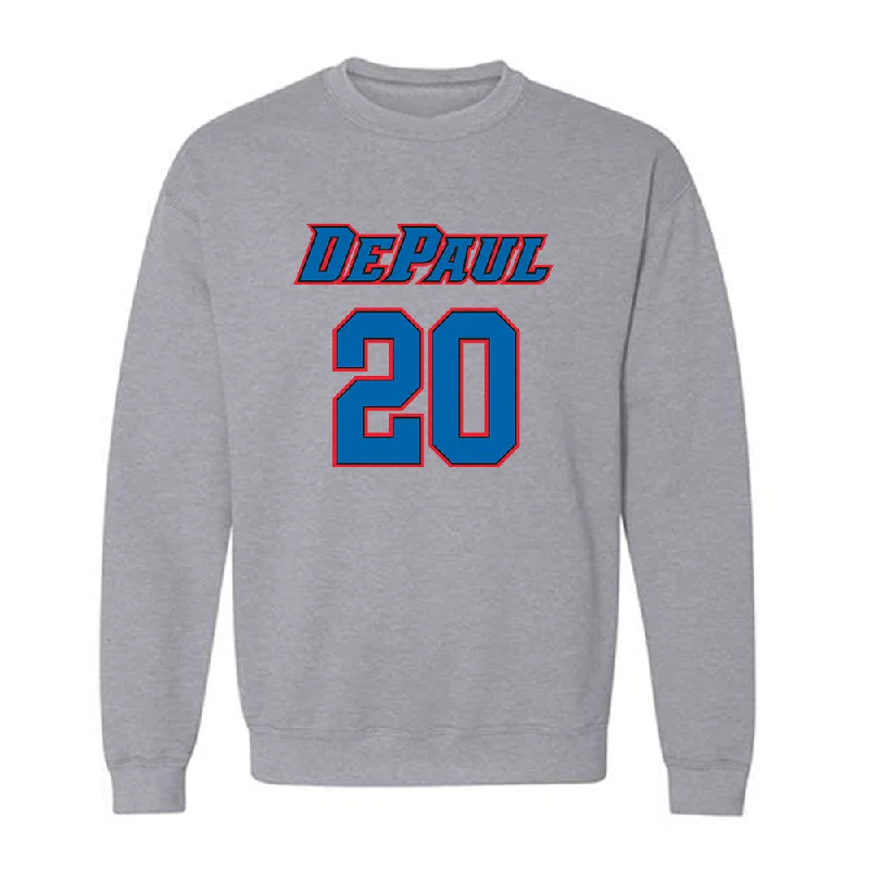 DePaul - NCAA Women's Basketball : Shakara McCline - Classic Shersey Crewneck Sweatshirt Hoodie with Logo Branding Identity DePaul - NCAA Women's Basketball : Shakara McCline - Classic Shersey Crewneck Sweatshirt Hoodie with Logo Branding Identity