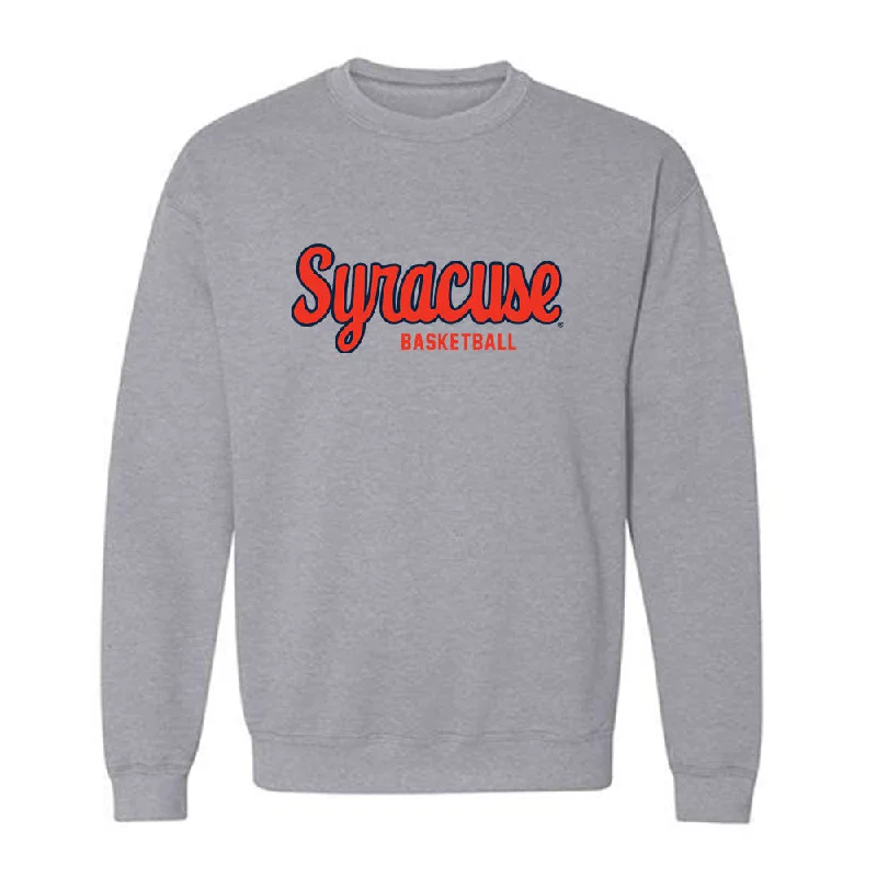 Syracuse - NCAA Women's Basketball : Journey Thompson - Classic Shersey Crewneck Sweatshirt Hoodie with Reflective Safety Nightwear Syracuse - NCAA Women's Basketball : Journey Thompson - Classic Shersey Crewneck Sweatshirt Hoodie with Reflective Safety Nightwear