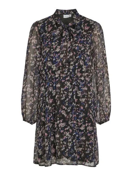 VIFALIA PRINT DRESS Boat Neckline Classic