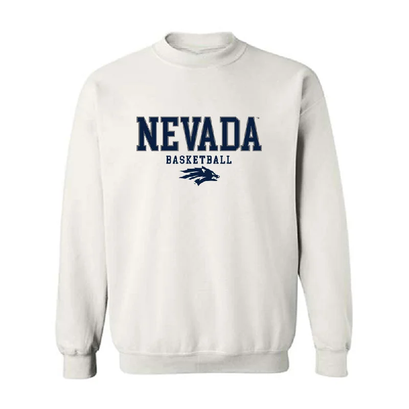 Nevada - NCAA Women's Basketball : Elle Motherway - Classic Shersey Crewneck Sweatshirt Hoodie with Lace Feminine Delicate Nevada - NCAA Women's Basketball : Elle Motherway - Classic Shersey Crewneck Sweatshirt Hoodie with Lace Feminine Delicate