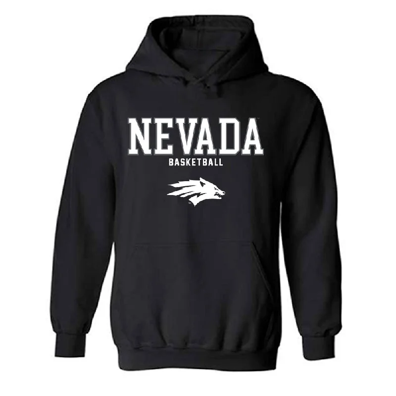 Nevada - NCAA Women's Basketball : Elle Motherway - Classic Shersey Hooded Sweatshirt Hoodie with Sequins Glamorous Eye-catching