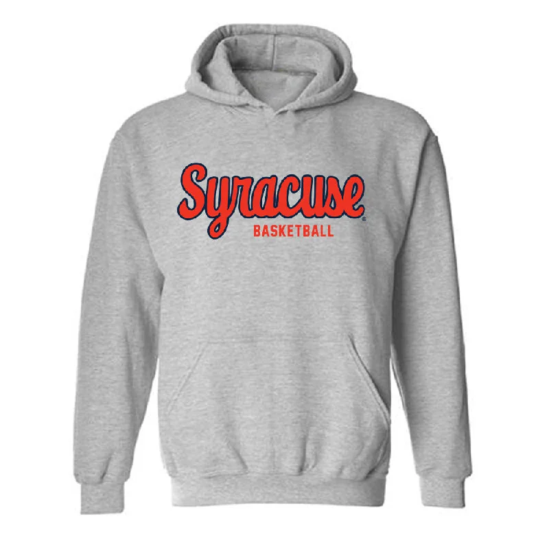 Syracuse - NCAA Women's Basketball : Kyra Wood - Classic Shersey Hooded Sweatshirt Hoodie with Applique Textured Unique Syracuse - NCAA Women's Basketball : Kyra Wood - Classic Shersey Hooded Sweatshirt Hoodie with Applique Textured Unique
