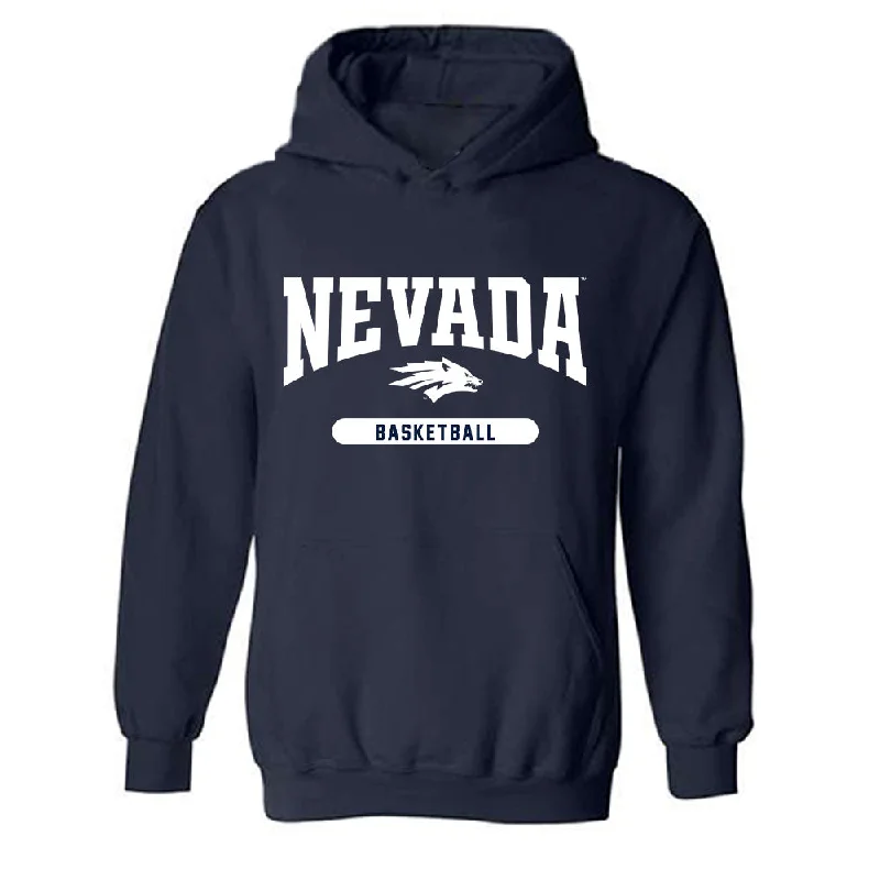 Nevada - NCAA Women's Basketball : Elle Motherway - Classic Shersey Hooded Sweatshirt Hoodie with Button Classic Timeless Nevada - NCAA Women's Basketball : Elle Motherway - Classic Shersey Hooded Sweatshirt Hoodie with Button Classic Timeless