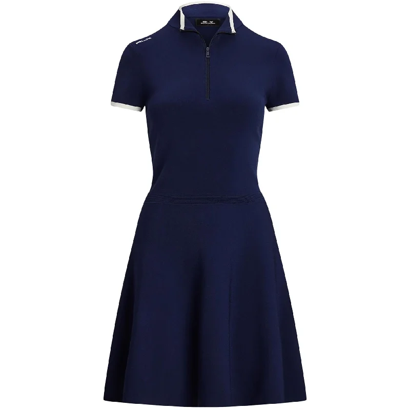 Womens RLX SS Day Dress Refined Navy/Ceramic White - SS25 Tunics Formal black