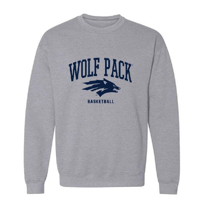 Nevada - NCAA Women's Basketball : Elle Motherway - Classic Shersey Crewneck Sweatshirt Hoodie with Thumb Holes Functional Cozy Nevada - NCAA Women's Basketball : Elle Motherway - Classic Shersey Crewneck Sweatshirt Hoodie with Thumb Holes Functional Cozy