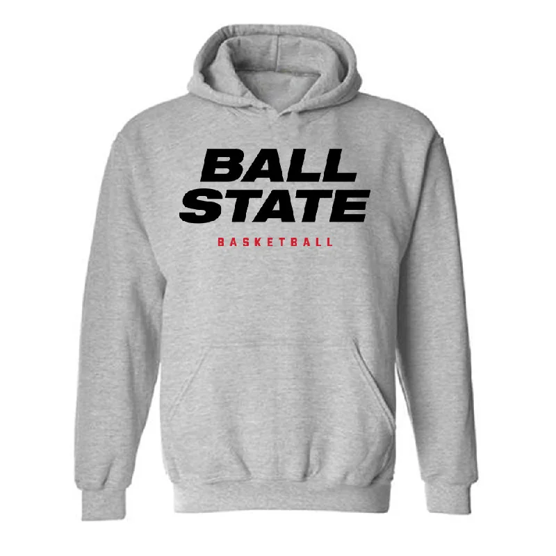 Ball State - NCAA Women's Basketball : Elise Stuck - Hooded Sweatshirt Hoodie Sweatshirt Pullover Ball State - NCAA Women's Basketball : Elise Stuck - Hooded Sweatshirt Hoodie Sweatshirt Pullover