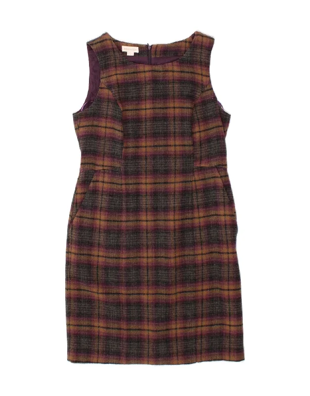 MONSOON Womens Sleeveless Sheath Dress UK 14 Large Multicoloured Check Tunics Cozy soft MONSOON Womens Sleeveless Sheath Dress UK 14 Large Multicoloured Check Tunics Cozy soft