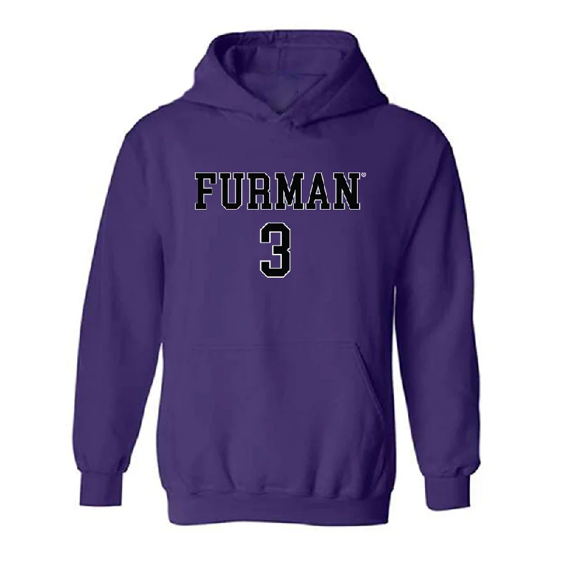 Furman - NCAA Women's Basketball : Jada Session - Replica Shersey Hooded Sweatshirt Hoodie with Slit Hem Functional Movement Furman - NCAA Women's Basketball : Jada Session - Replica Shersey Hooded Sweatshirt Hoodie with Slit Hem Functional Movement