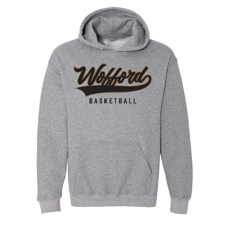 Wofford - NCAA Women's Basketball : Rachael Rose - Classic Shersey Hooded Sweatshirt Hoodie with Hem Frayed Vintage Worn Wofford - NCAA Women's Basketball : Rachael Rose - Classic Shersey Hooded Sweatshirt Hoodie with Hem Frayed Vintage Worn