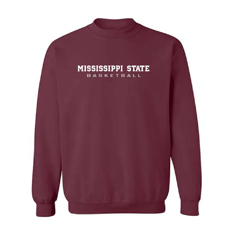 Mississippi State - NCAA Women's Basketball : Tahj-Monet Bloom - Classic Shersey Crewneck Sweatshirt Hoodie with Hem Embroidery Detailed Premium Mississippi State - NCAA Women's Basketball : Tahj-Monet Bloom - Classic Shersey Crewneck Sweatshirt Hoodie with Hem Embroidery Detailed Premium