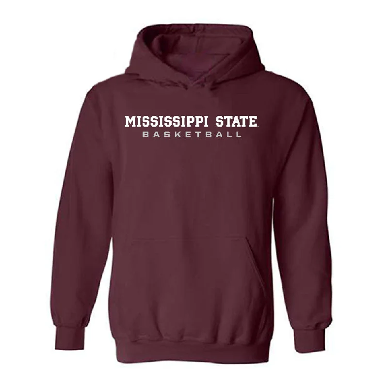 Mississippi State - NCAA Women's Basketball : Jessika Carter - Classic Shersey Hooded Sweatshirt Hoodie with Hem Ribbing Snug Secure Mississippi State - NCAA Women's Basketball : Jessika Carter - Classic Shersey Hooded Sweatshirt Hoodie with Hem Ribbing Snug Secure