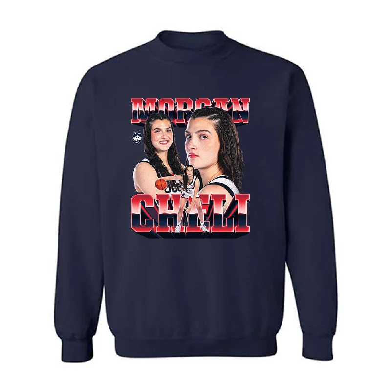 UConn - NCAA Women's Basketball : Morgan Cheli - Crewneck Sweatshirt Hooded Sweatshirt Casual Wear Street Style UConn - NCAA Women's Basketball : Morgan Cheli - Crewneck Sweatshirt Hooded Sweatshirt Casual Wear Street Style