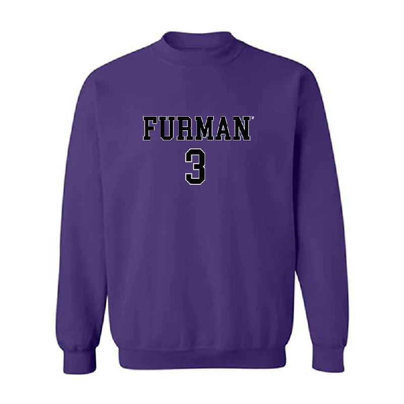 Furman - NCAA Women's Basketball : Jada Session - Replica Shersey Crewneck Sweatshirt Hoodie with Hem Ribbing Snug Secure Furman - NCAA Women's Basketball : Jada Session - Replica Shersey Crewneck Sweatshirt Hoodie with Hem Ribbing Snug Secure