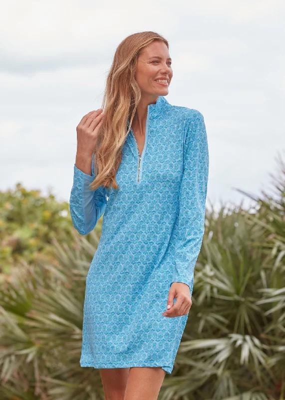 Rosemary Beach 1/4 Zip Sport Dress Tunics Satin smooth