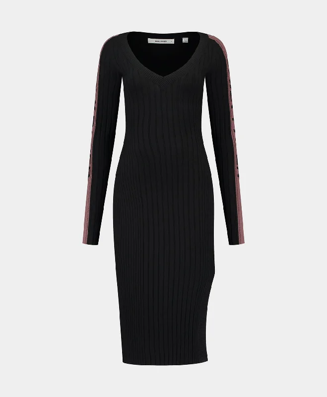 Black Hosiko Dress Tunics Silk luxurious