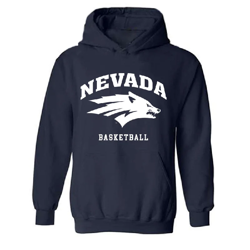 Nevada - NCAA Women's Basketball : Elle Motherway - Classic Shersey Hooded Sweatshirt Hoodie with Typography Text Message Nevada - NCAA Women's Basketball : Elle Motherway - Classic Shersey Hooded Sweatshirt Hoodie with Typography Text Message