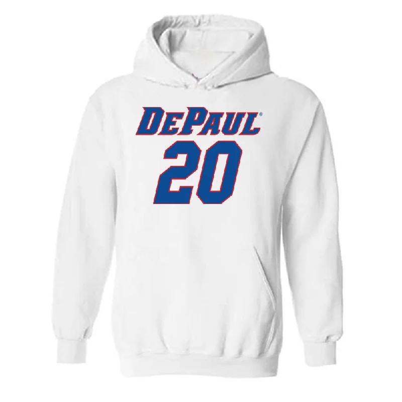DePaul - NCAA Women's Basketball : Shakara McCline - Replica Shersey Hooded Sweatshirt Hoodie with Hood Adjustable Protection
