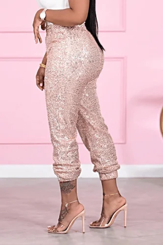 Women Casual High Waist Straight Pants Cozy Fitted Pants