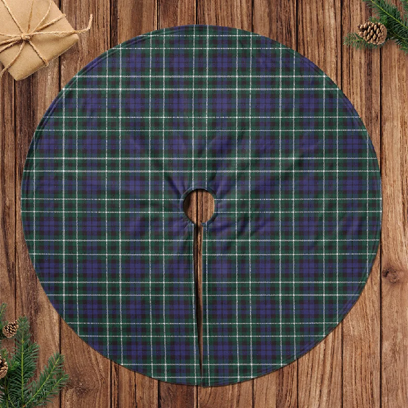 Graham of Montrose Modern Tartan Christmas Tree Skirt leather skirt bold