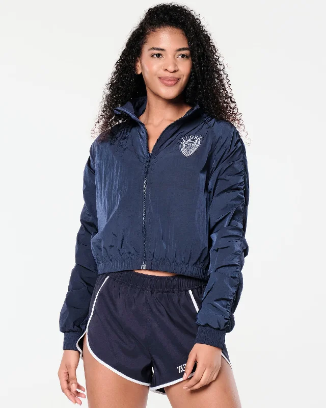 Zumba Prep Crop Woven Jacket One-Shoulder Jacket Off-the-Shoulder Jacket Asymmetrical Jacket Zumba Prep Crop Woven Jacket One-Shoulder Jacket Off-the-Shoulder Jacket Asymmetrical Jacket